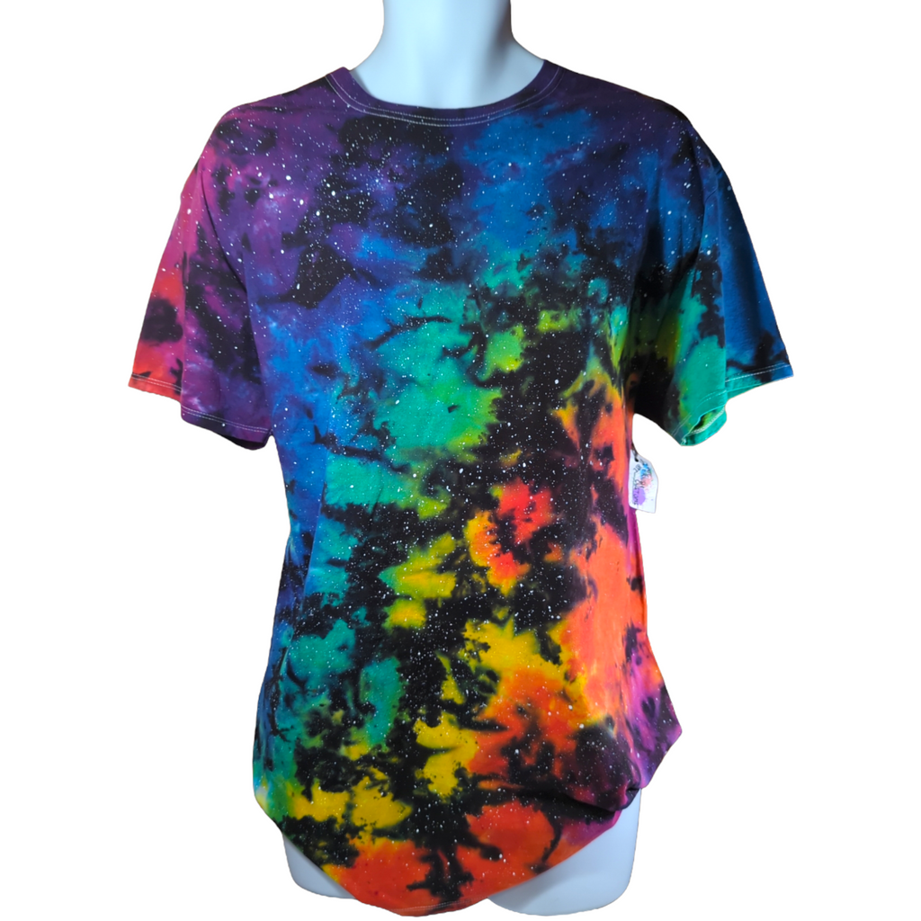 Deep Space Rainbow Galaxy Tie Dye T-shirt