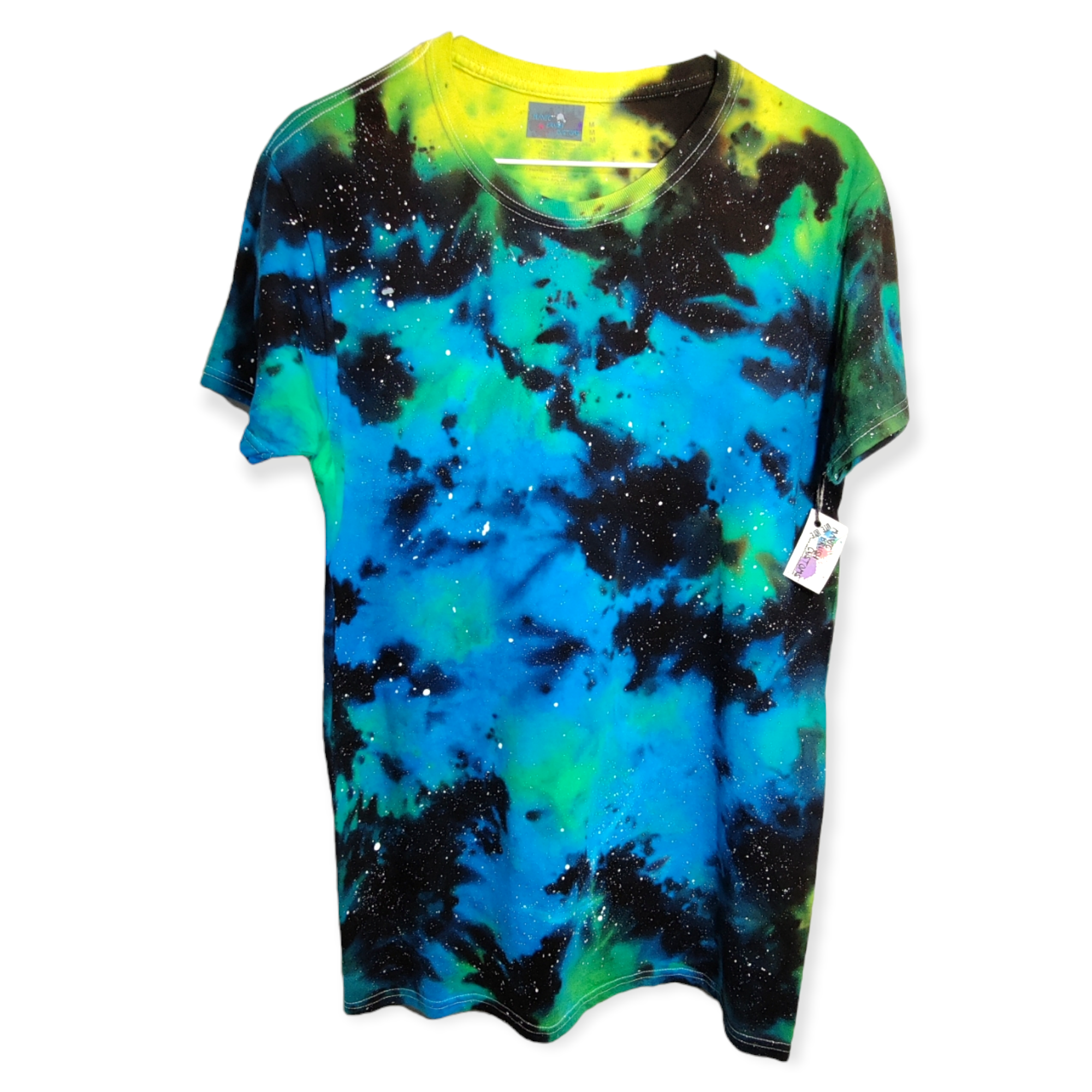 Blue Cosmic Galaxy Tie Dye T-shirt