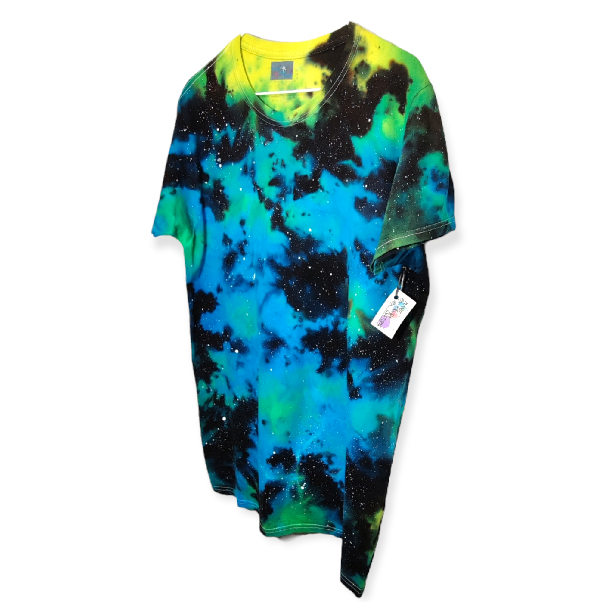 Blue Cosmic Galaxy Tie Dye T-shirt