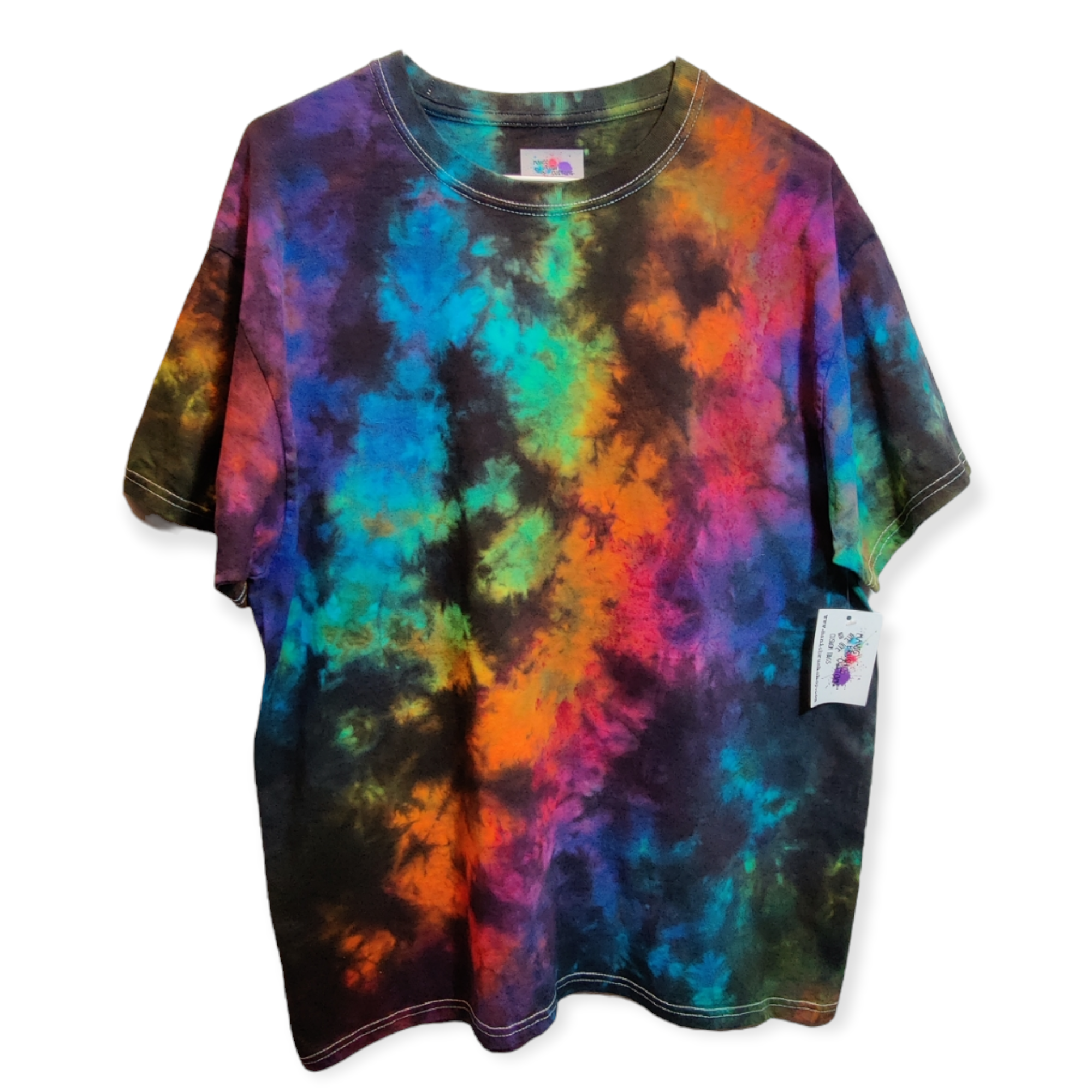 Rainbow Grunge Tie Dye T-shirt