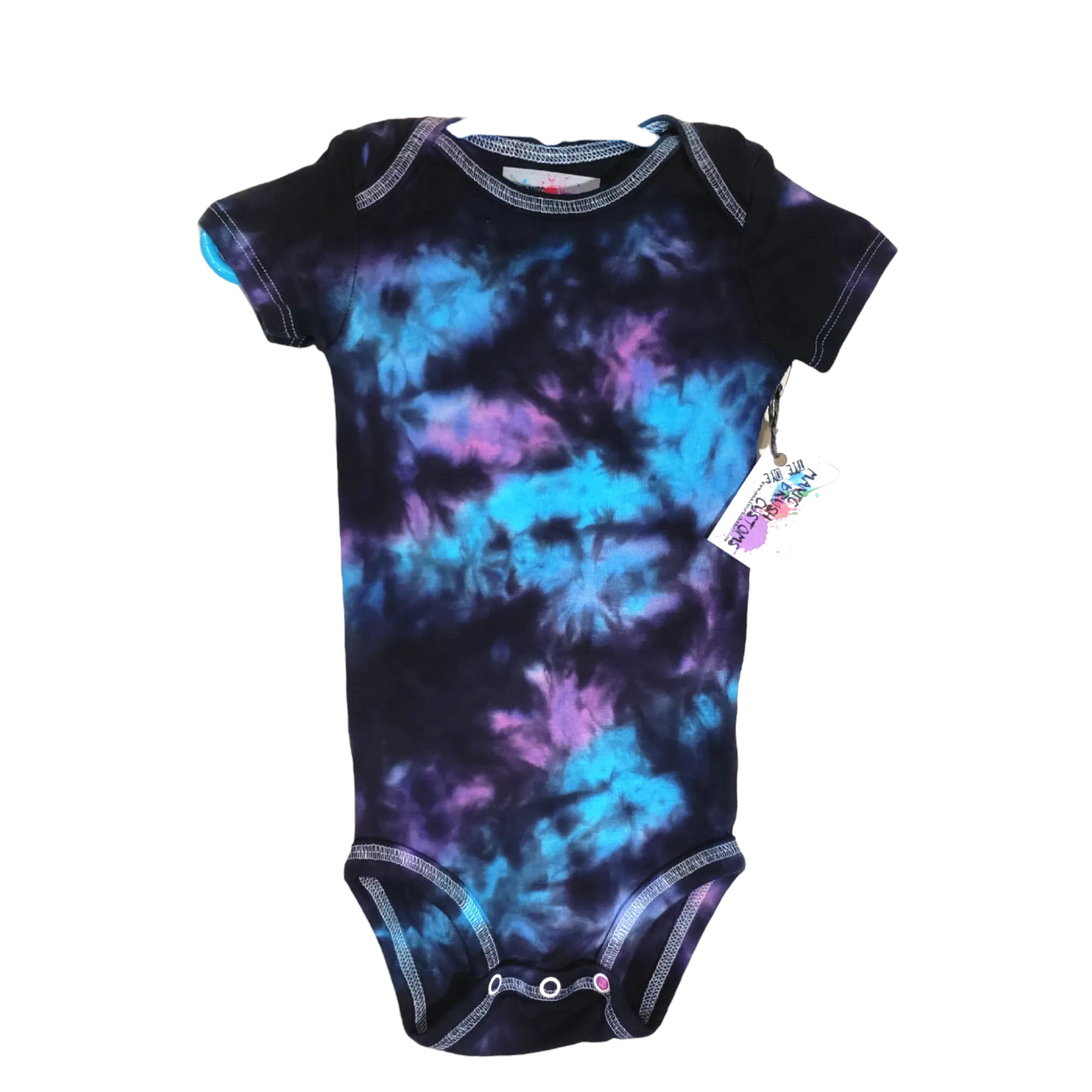 Cotton Candy Tie Dye Onesie