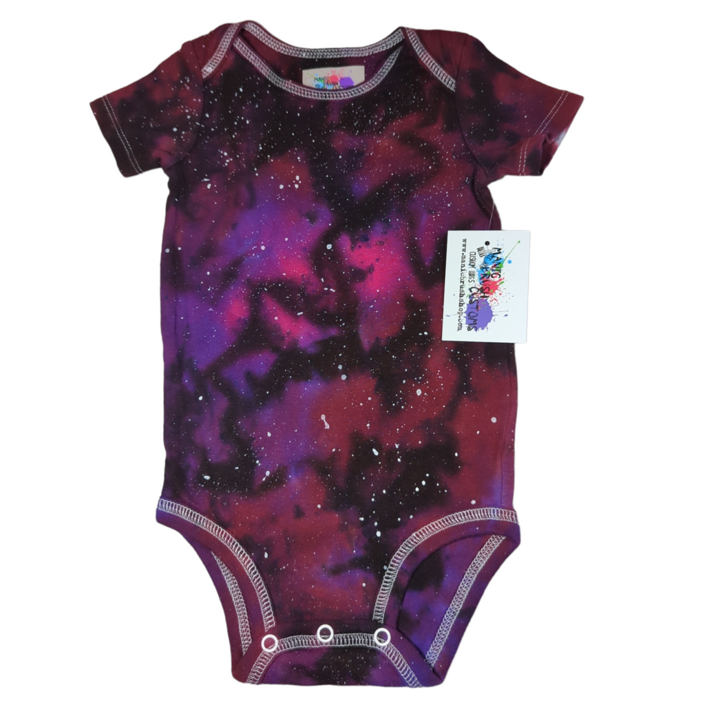 Starry Night Galaxy Tie Dye Onesie