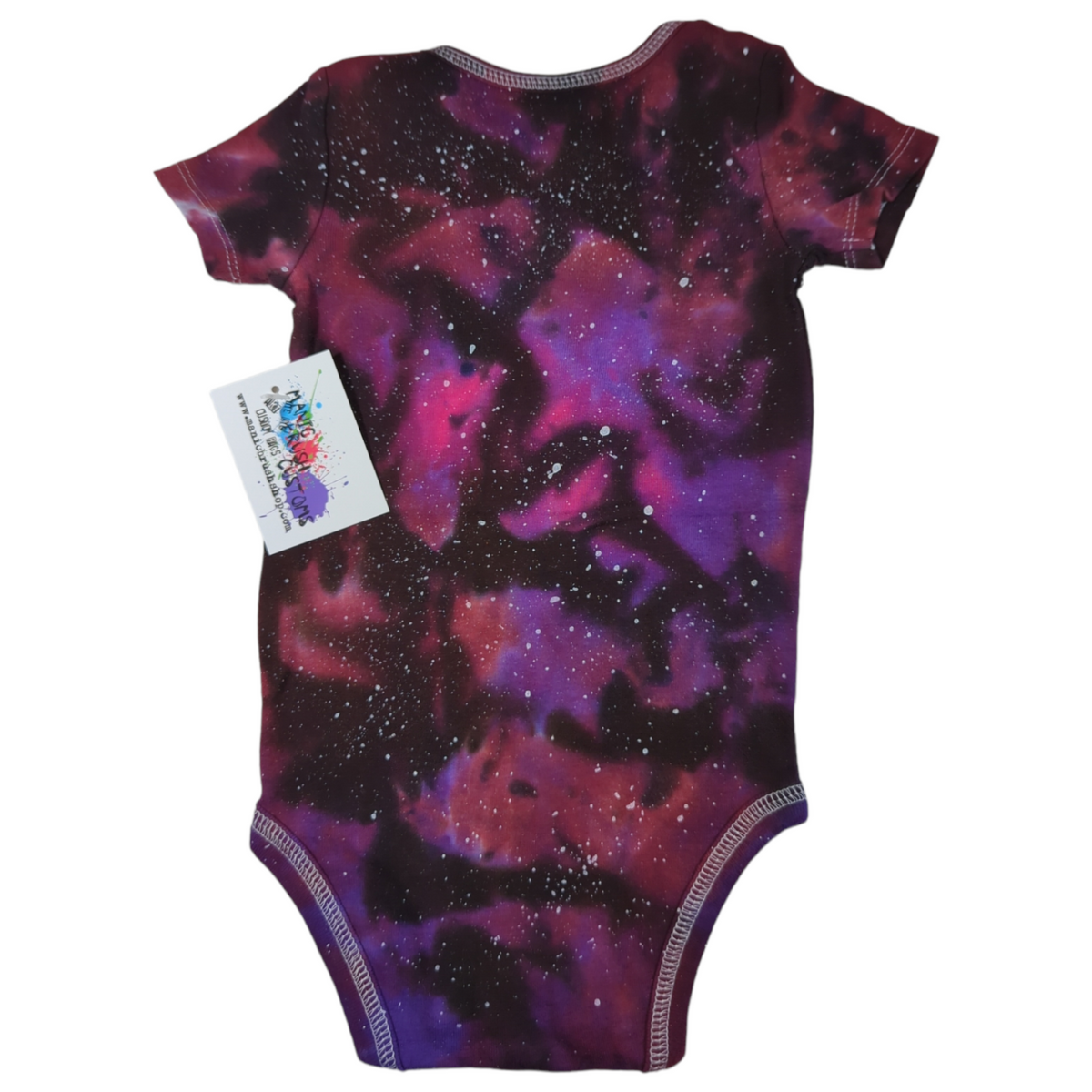 Starry Night Galaxy Tie Dye Onesie