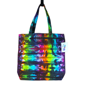 Tie Dyed Canvas Tote Bag