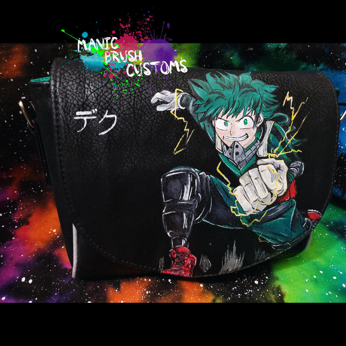 Purse (hand painted panel)